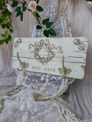Perchero Shabby Chic Blanco