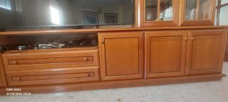 Mueble de salón modular madera