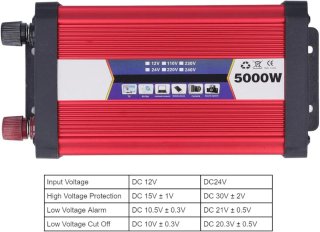 Inversor 5000W Coche Nuevo