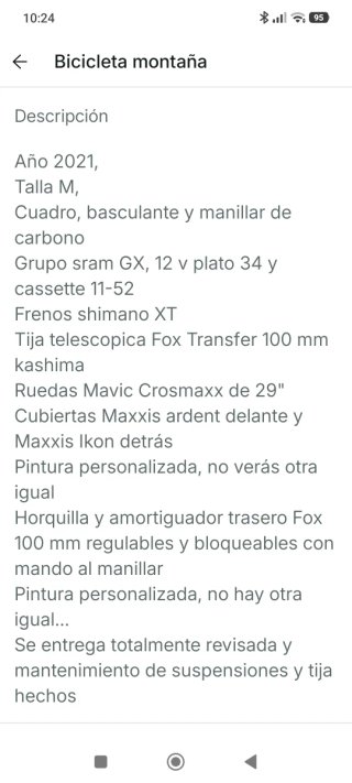 Bicicleta Megamo Doble Suspensión