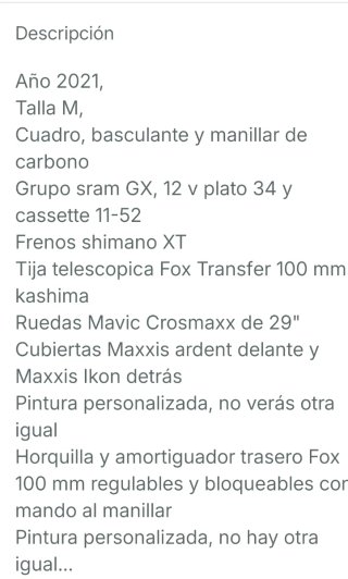 Bicicleta Megamo Doble Suspensión