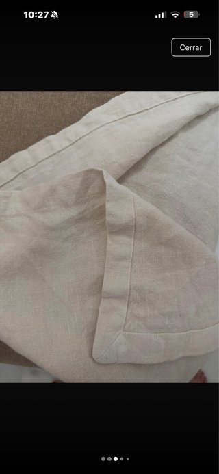 Colcha Lino Zara Home + Cojines