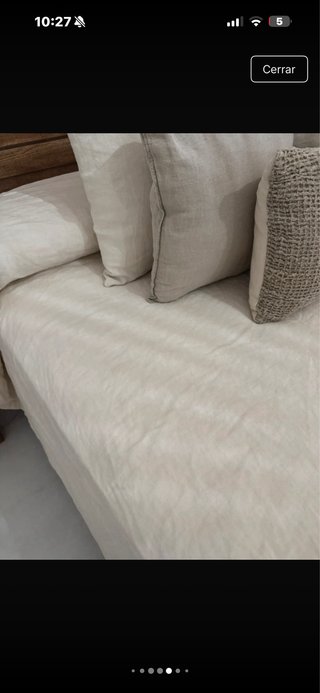 Colcha Lino Zara Home + Cojines