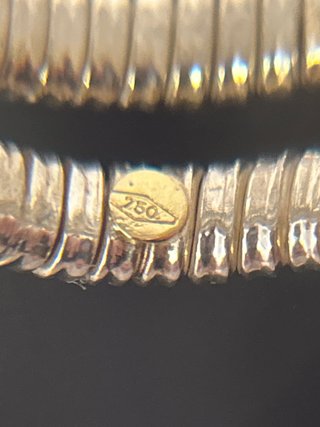 Anillo plata y oro