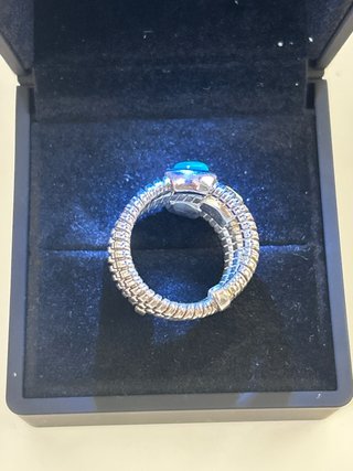 Anillo plata y oro
