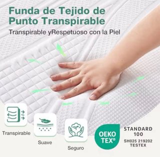 Topper Cama 90 cm