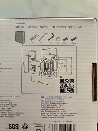 Soporte TV Pared Articulado 13-23 Ross
