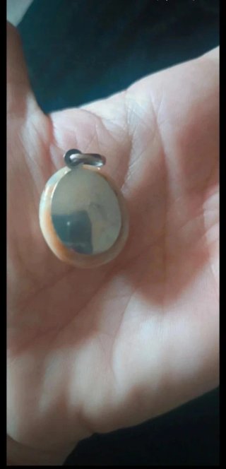 Colgante piedra vintage