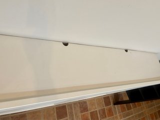 Cabecero de madera blanco