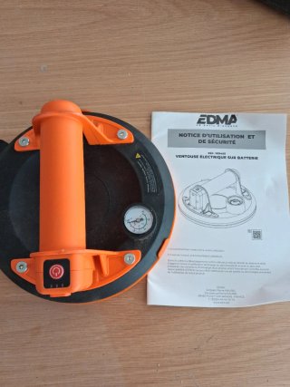 Ventosa eléctrica EDMA 198mm 130kg