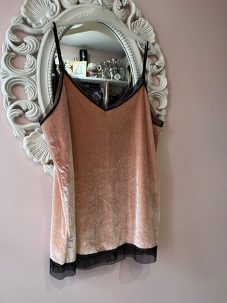 Top lencero Pull&Bear rosa y negro