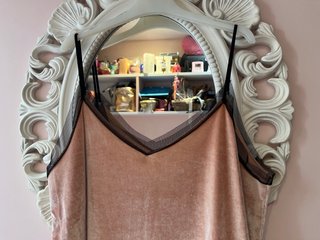 Top lencero Pull&Bear rosa y negro