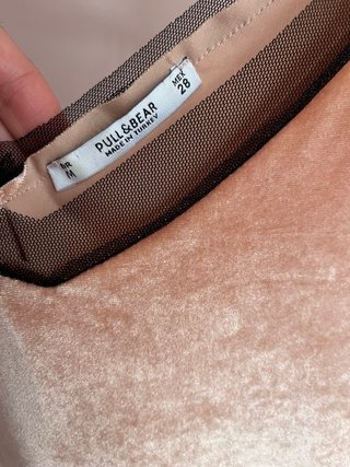 Top lencero Pull&Bear rosa y negro