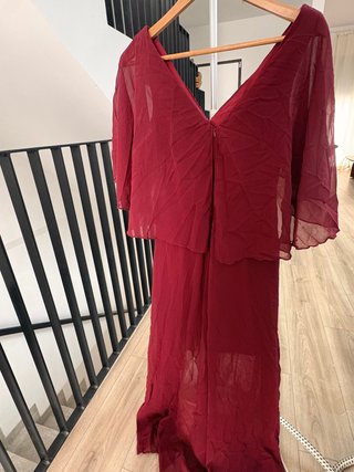 Vestido largo rojo