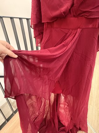 Vestido largo rojo