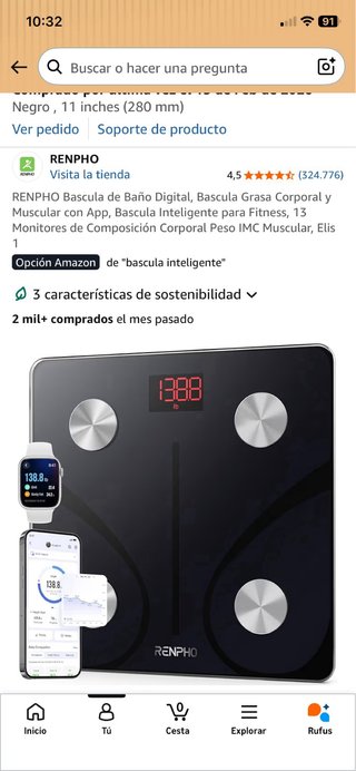 Báscula Inteligente Renpho