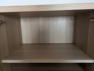 Estantería Besta Ikea efecto roble