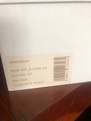 Sandalias L37 Glamorous terciopelo fiesta T37