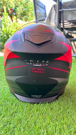 Casco Astone GT900 Arrow Negro/Rojo