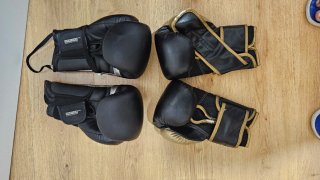Guantes Boxeo Everlast Powerlock 10Oz y Decathlon