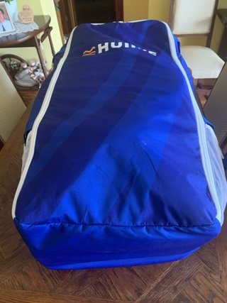 Tabla de surf y kayak inflable con diseño marino