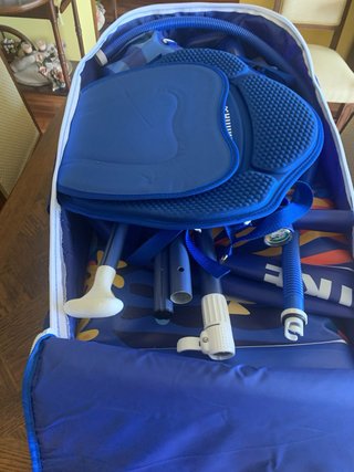 Tabla de surf y kayak inflable con diseño marino