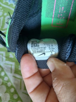 Deportivas Nike Talla 41 Negro/Verde