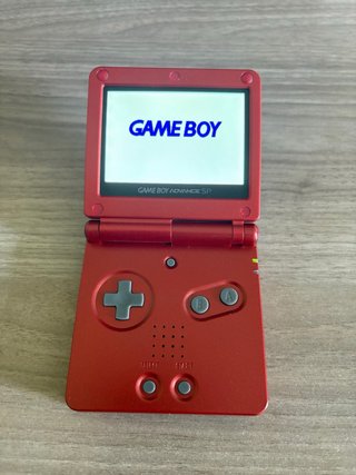 Nintendo Game Boy Advance SP Rossa