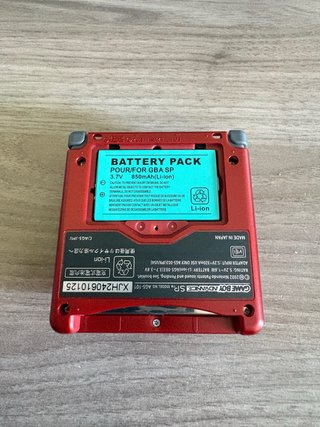 Nintendo Game Boy Advance SP Rossa