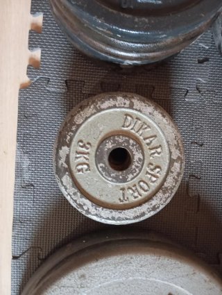 Discos de pesas variados