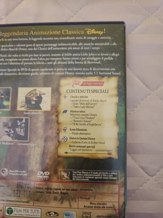 DVD Disney Robin Hood Edizione Speciale