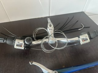 Manillar y horquilla de bicicleta