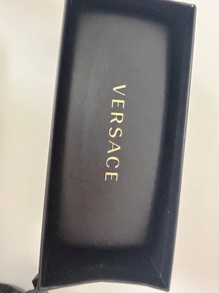 Occhiali da sole Versace neri e dorati
