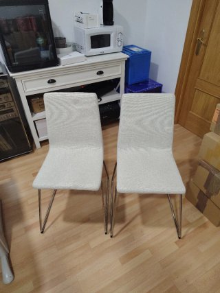 6 Sillas Comedor IKEA LILLANAS Cromado