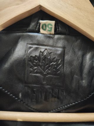 Chaqueta de cuero Heitorn Negra