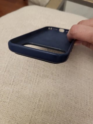 Funda iPhone 17 Pro Silicona Azul Medianoche