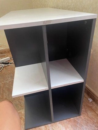 Escritorio moderno blanco y negro