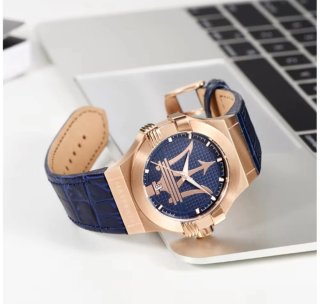 Reloj Maserati Hombre Azul y Dorado