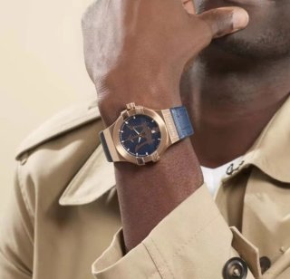 Reloj Maserati Hombre Azul y Dorado