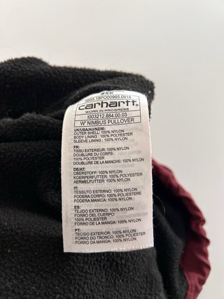 Chaqueta Carhartt con capucha Talla S