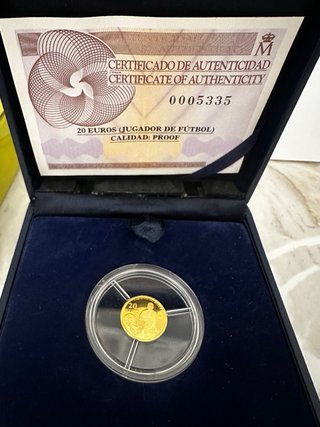Moneda 20€ Campeones del Mundo Sudáfrica 2010