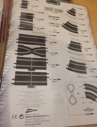 Ninco Rectas nuevas Scalextric