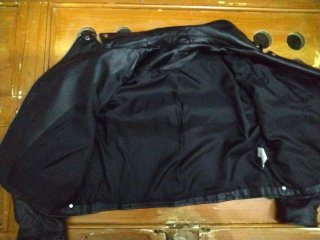 Cazadora Biker Negra Talla XL