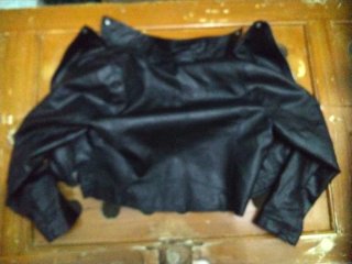 Cazadora Biker Negra Talla XL