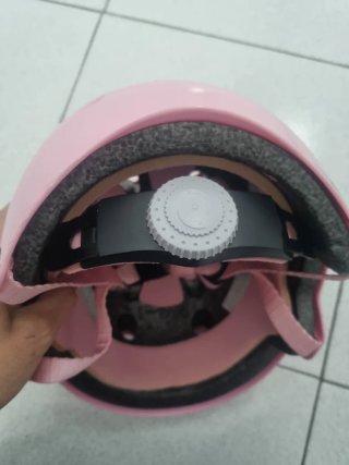 Casco rosa patinaje/bici infantil