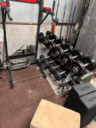 Equipo de gimnasio completo