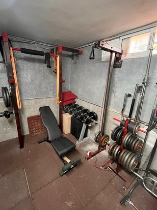 Equipo de gimnasio completo