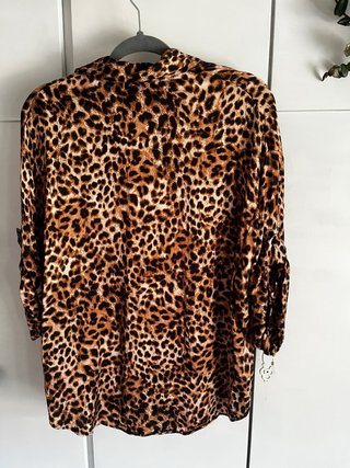 Camisa Zara Estampado Leopardo