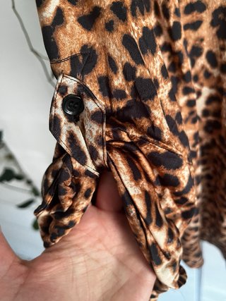 Camisa Zara Estampado Leopardo