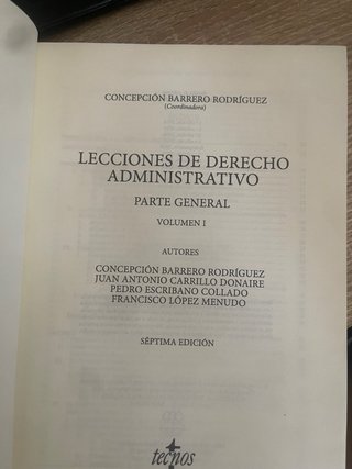 Lecciones de Derecho Administrativo: Parte gene...